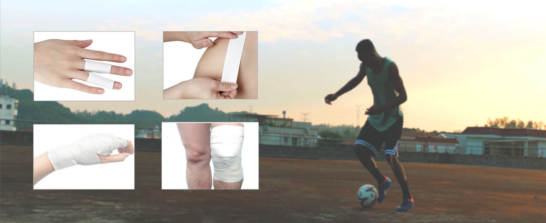 Football Knee Ankle Protection Cotton Athletic Tape Adhesive Strong Water Resistant